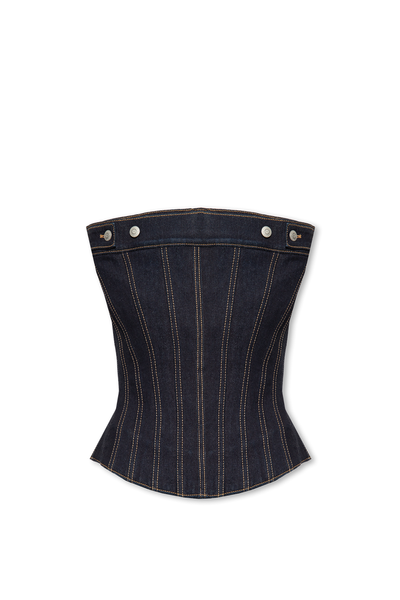 Alexander McQueen Denim corset