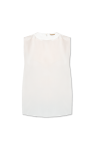 Saint Laurent WHITE Silk top