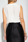 Saint Laurent WHITE Silk top