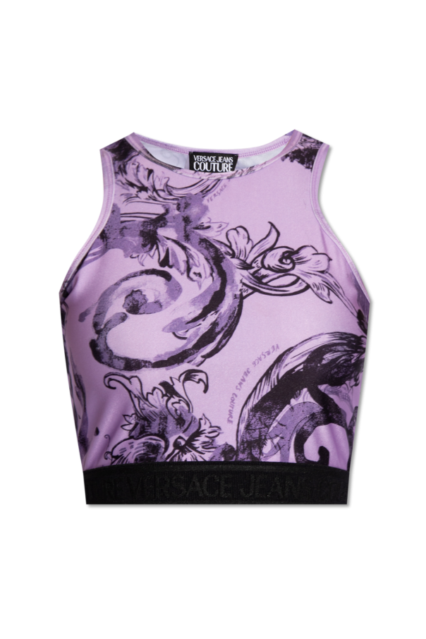 Versace Levis jeans Couture Cropped tank top