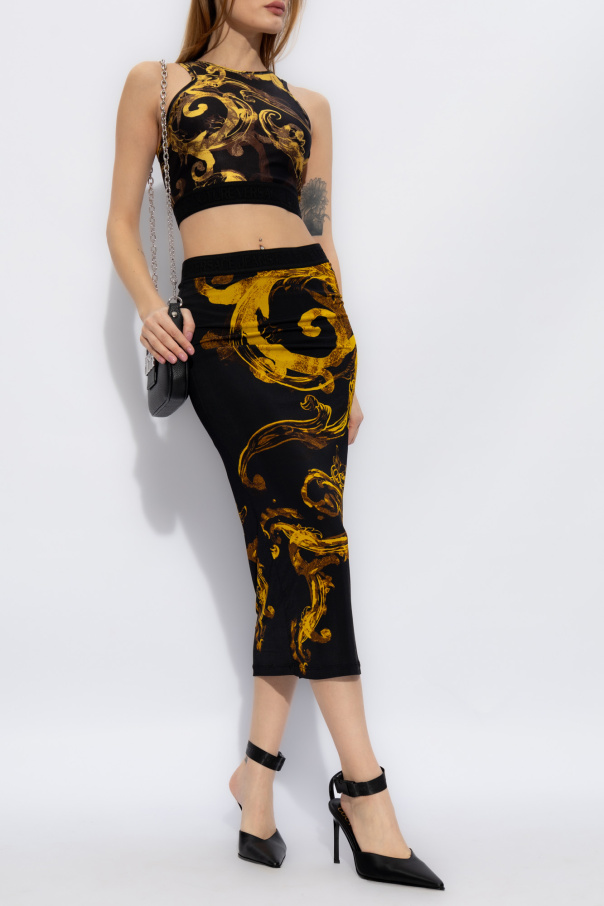 Versace Jeans Couture Cropped sleeveless top