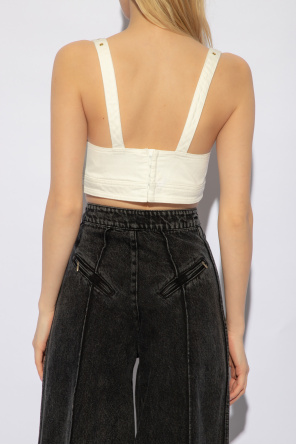 Versace Jeans Couture Denim top with straps