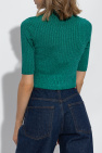 Gucci GREEN Ribbed Top