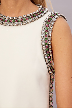 Gucci Crystal-embellished top
