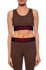 Burberry BROWN Monogram jersey top