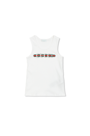 Top de algodón con logo