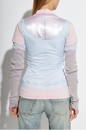 Balenciaga Top with stand-up collar