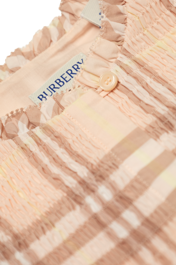 Burberry Kids Plaid pattern top