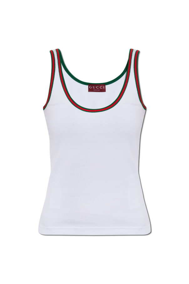 Top with signature stripe Web od Gucci