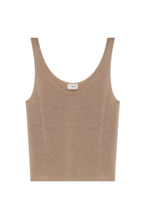 Top with Lurex thread