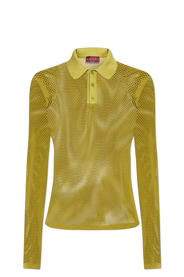 Lace long-sleeve polo, zdjęcie 1 Lace long-sleeve polo od Gucci