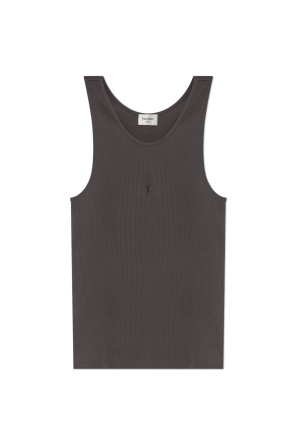 Top with embroidered logo