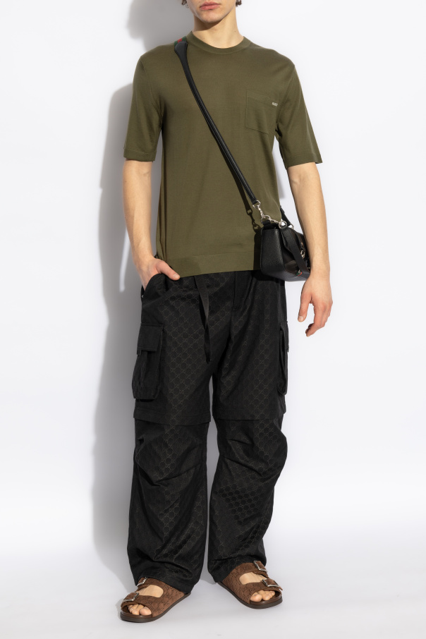 Gucci T-shirt z kieszenią