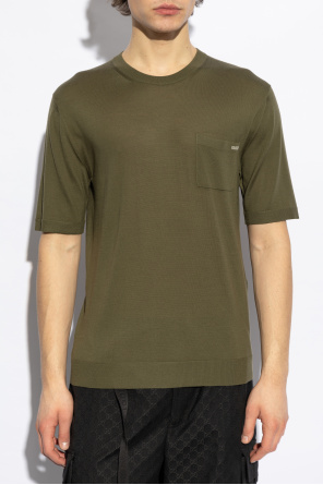 Gucci T-shirt z kieszenią