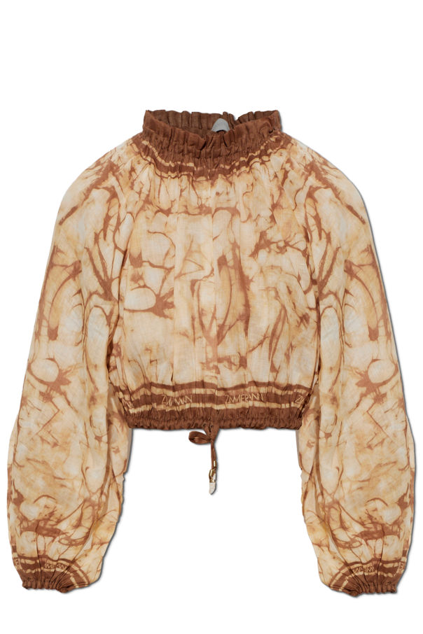 Short loose-fit top od Zimmermann