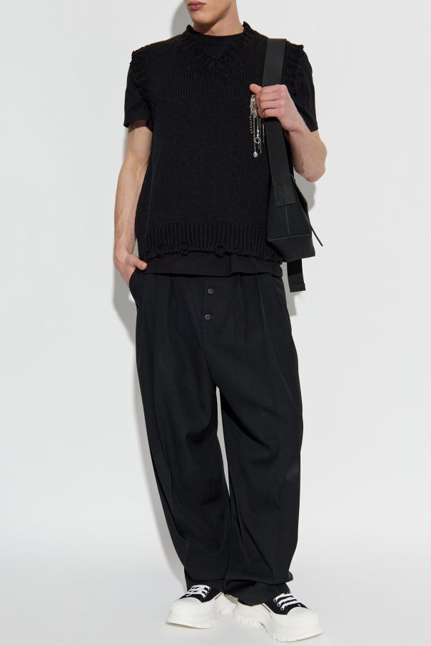 Alexander McQueen Vest with applique