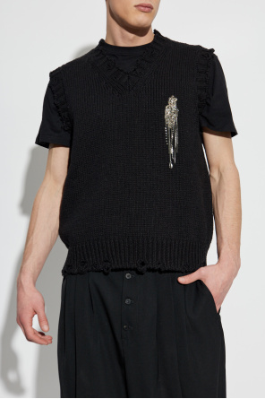 Alexander McQueen Vest with applique