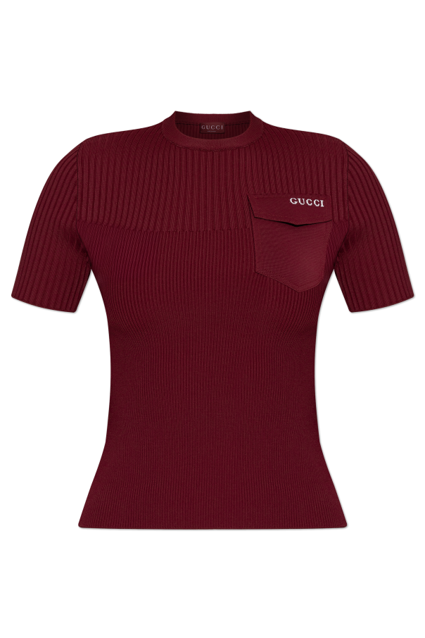 Ribbed top od Gucci