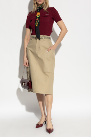 Ribbed top od Gucci