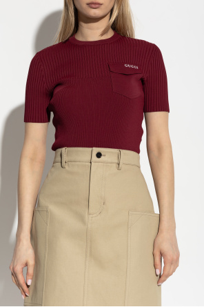 Gucci Ribbed top