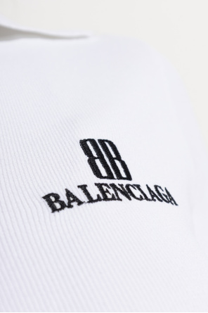 Balenciaga Polo con logo bordado