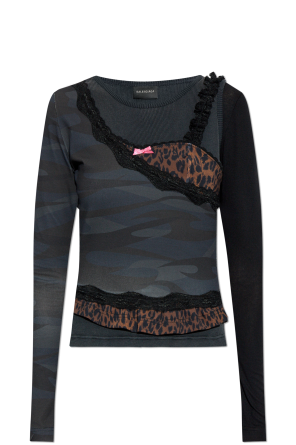 Top made of combined materials