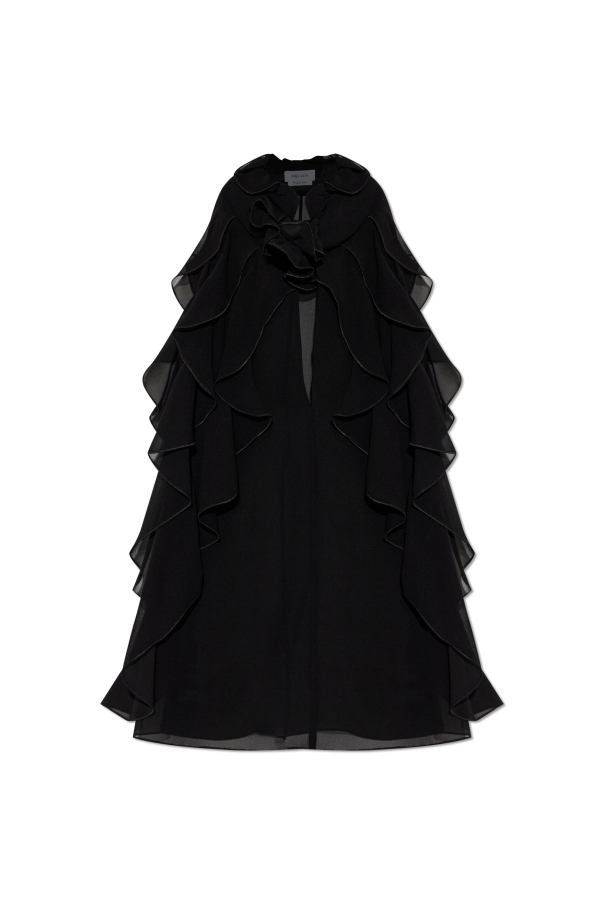 Silk transparent top od Alexander McQueen