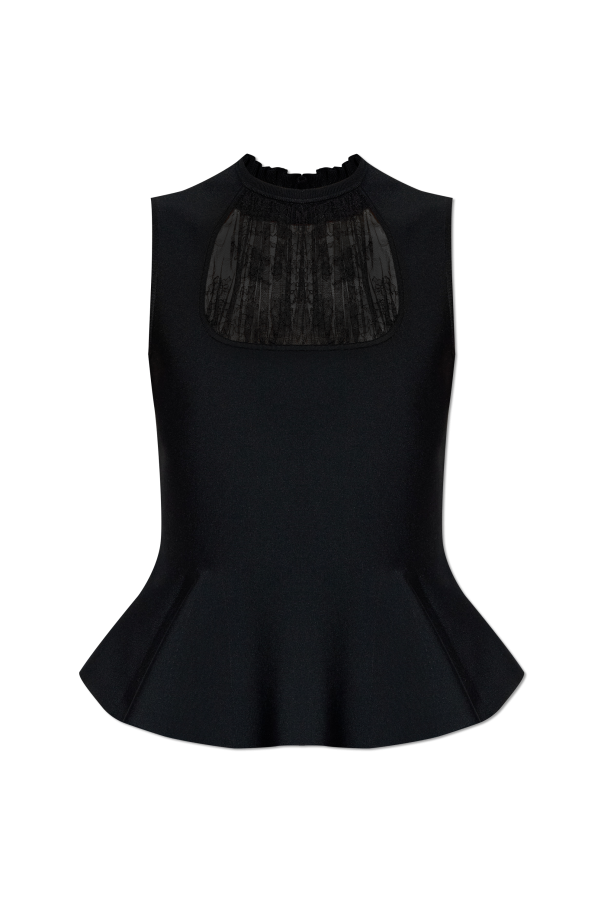 Top with a stand-up collar, zdjęcie 1 Top with a stand-up collar od Alexander McQueen