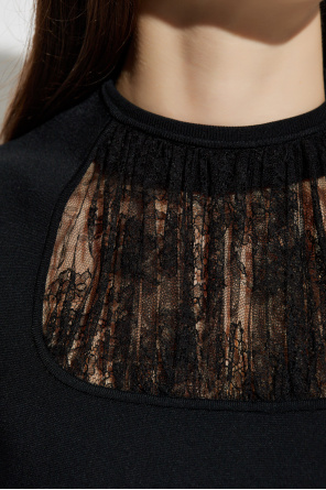 Alexander McQueen Top mit Stehkragen