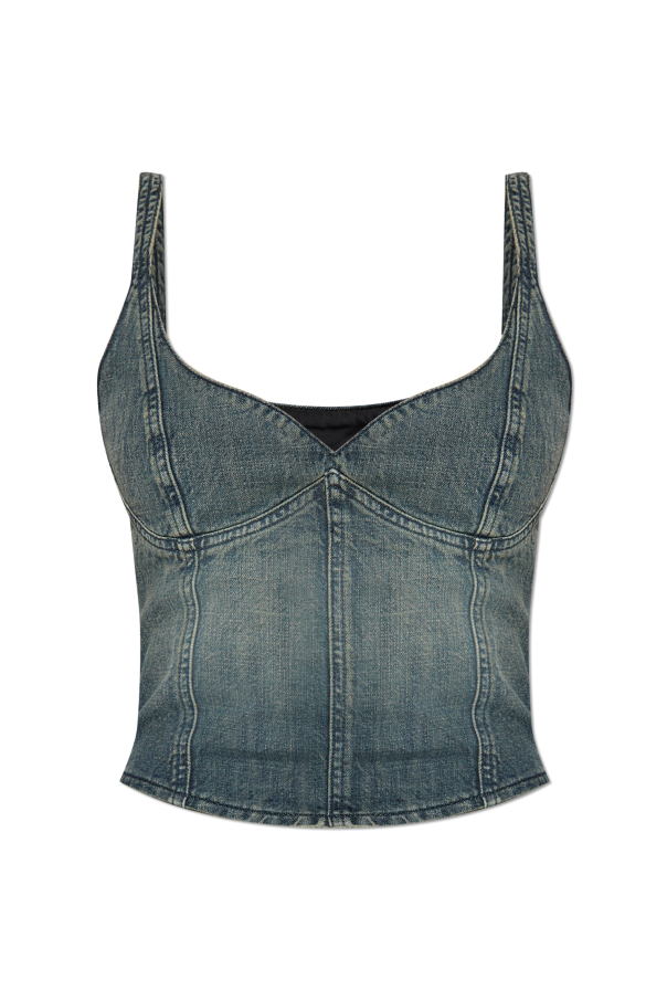 Denim top od Balenciaga