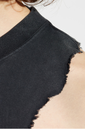 Balenciaga Top z efektem zniszczenia