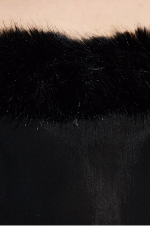 Balenciaga Top con piel sintética