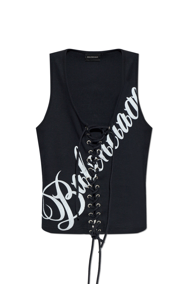 Ribbed sleeveless top od Balenciaga