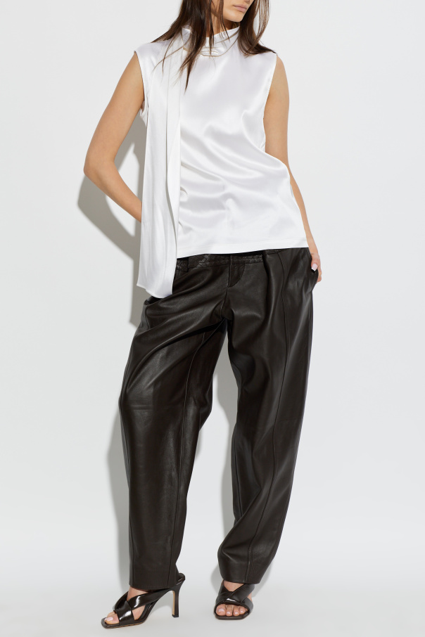 Bottega Veneta Silk sleeveless top