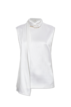 Silk sleeveless top