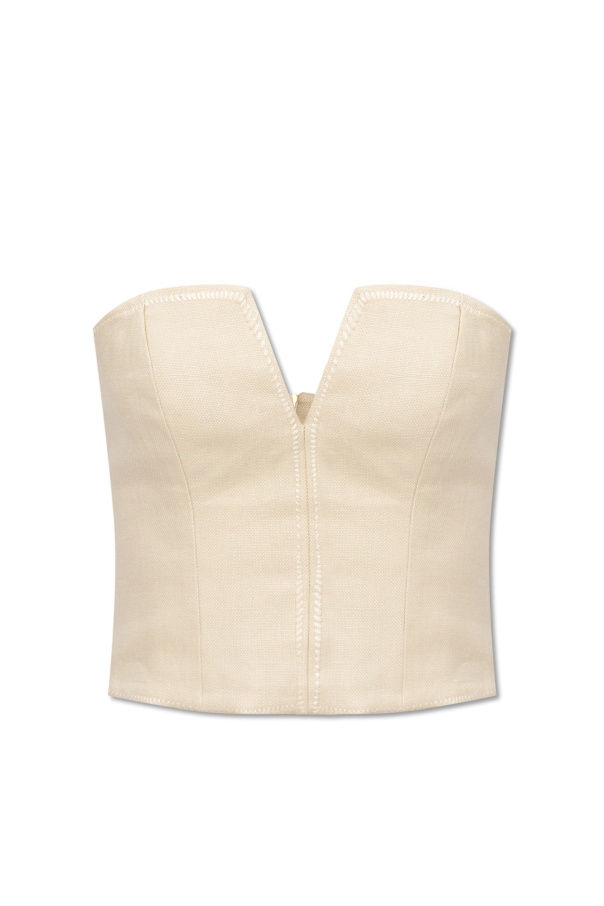 Zimmermann Linen corset