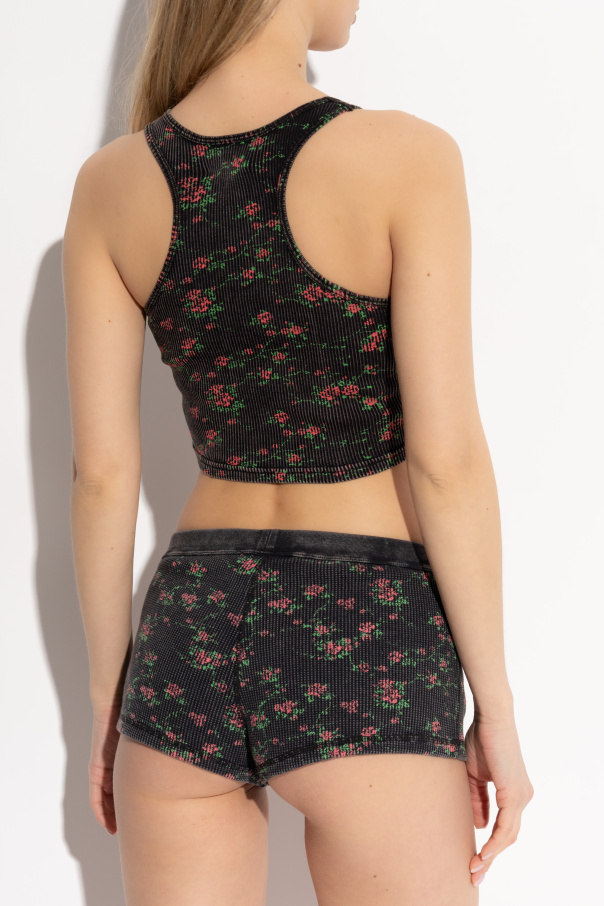 Alexander Wang Dessous-Top mit Blumenmuster