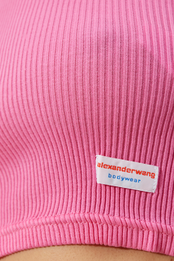 Alexander Wang Kurzes, ärmelloses Unterwäsche-Top