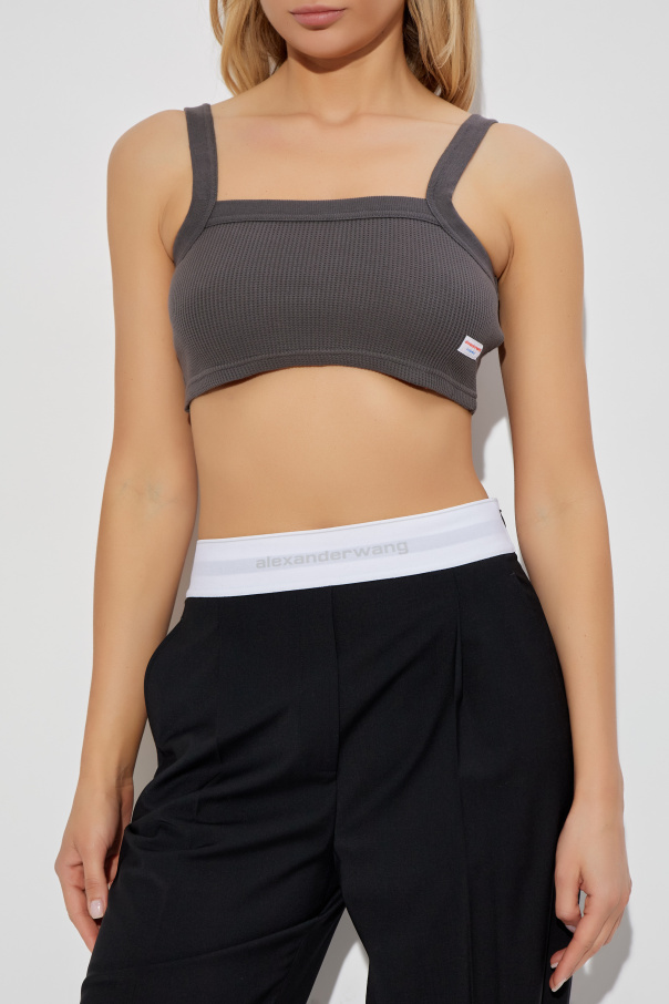 Alexander Wang Kurzes Bralette-Top mit Trägern