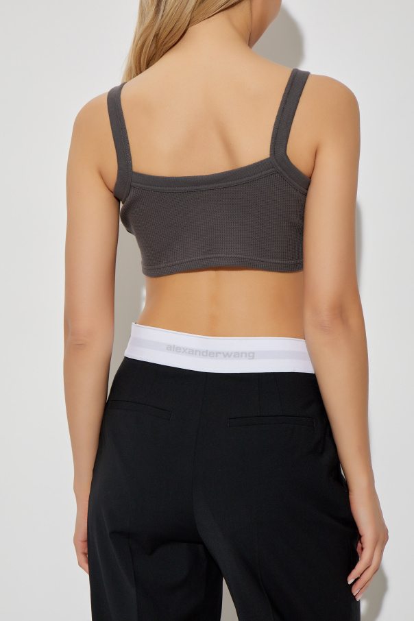 Alexander Wang Kurzes Bralette-Top mit Trägern
