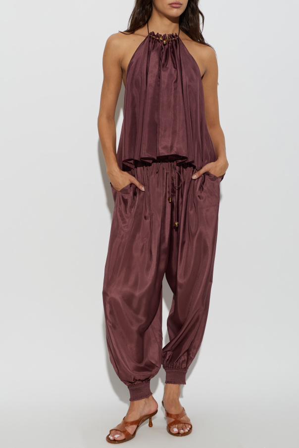 Zimmermann Silk top with appliqués