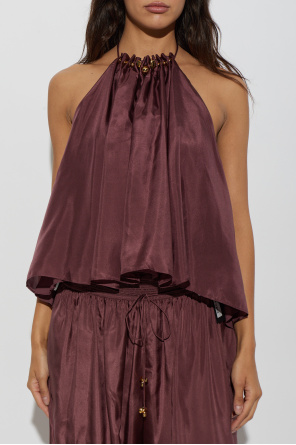 Zimmermann Silk top with appliqués