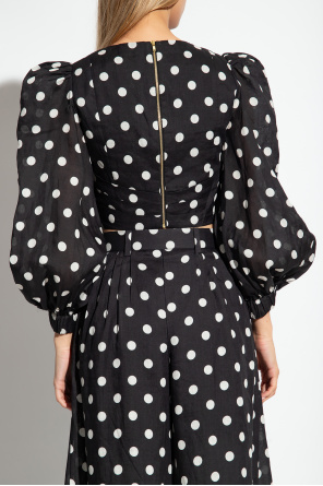 Zimmermann Top with polka dots