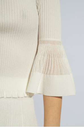 Zimmermann Ribbed top with lurex