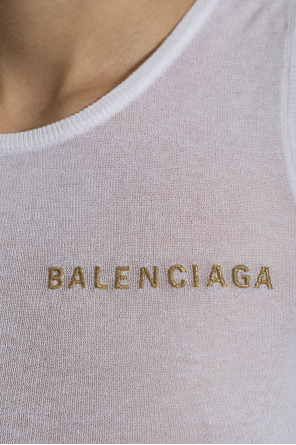 Balenciaga Top z logo
