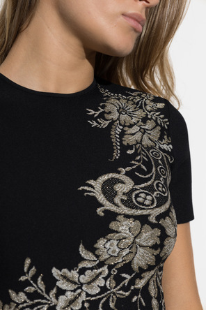 Alexander McQueen Top with floral motif