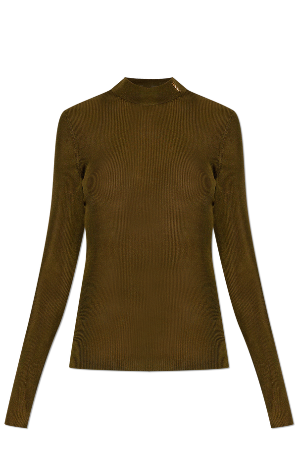 Saint Laurent Silk blouse with logo