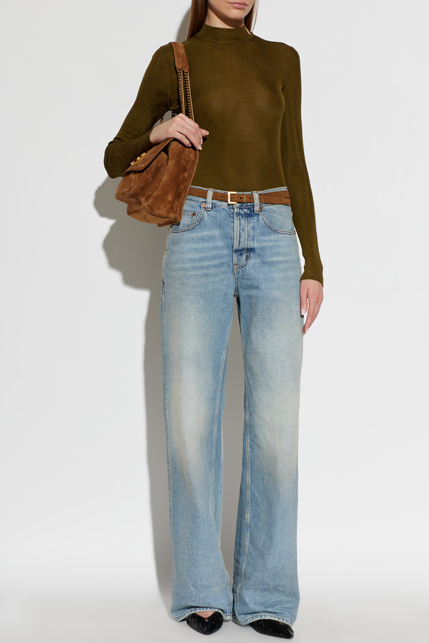 Saint Laurent Silk blouse with logo