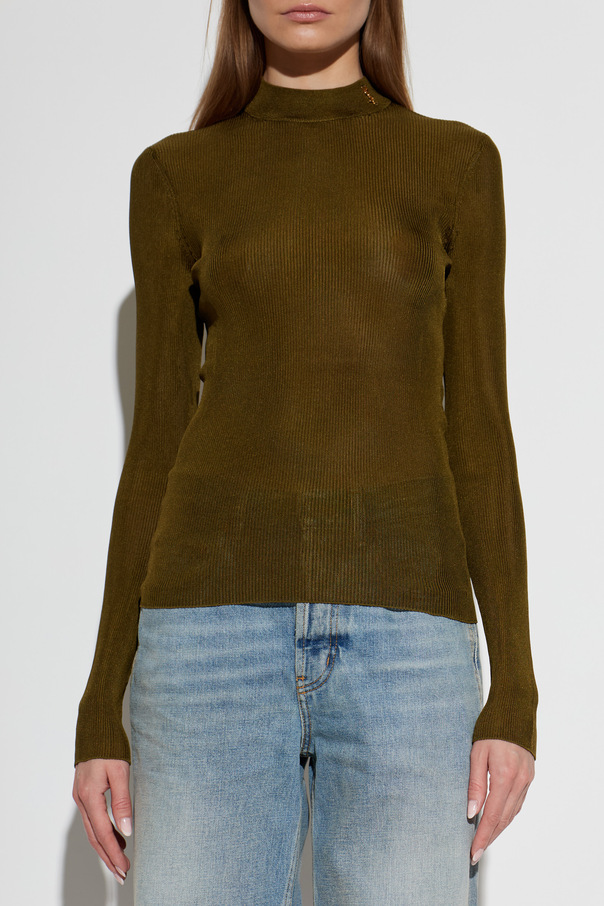Saint Laurent Silk blouse with logo
