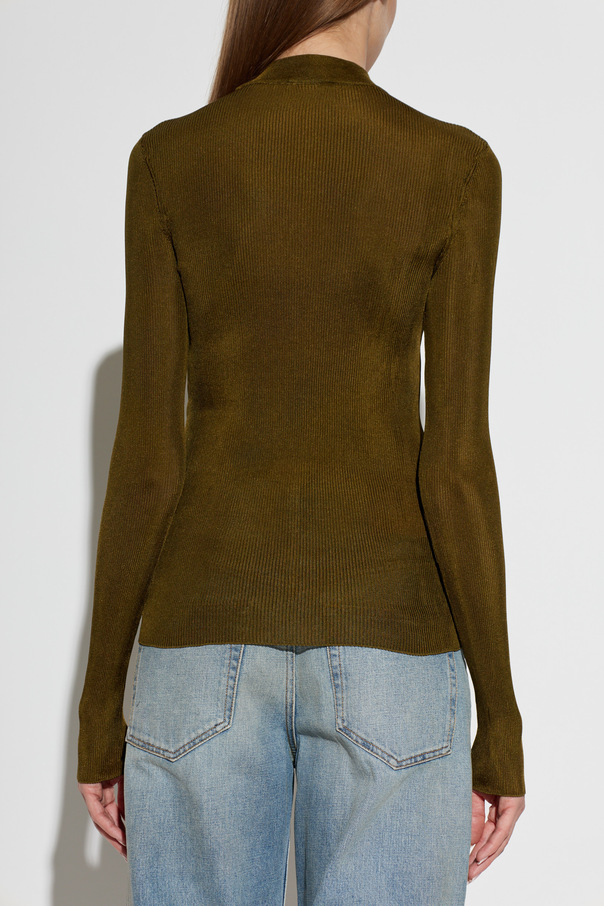 Saint Laurent Silk blouse with logo